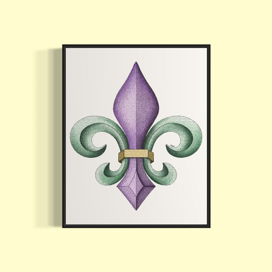 504 Fleur De Lis Print (Mardi Gras Edition)
