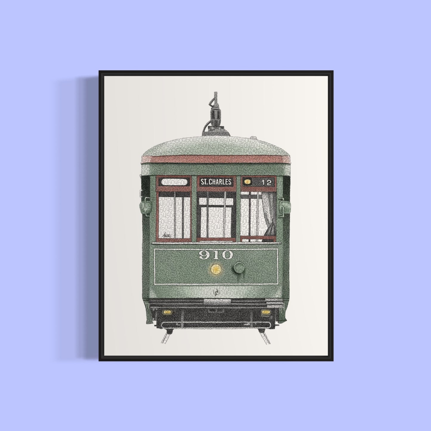 504 Streetcar Print (Christmas Edition)