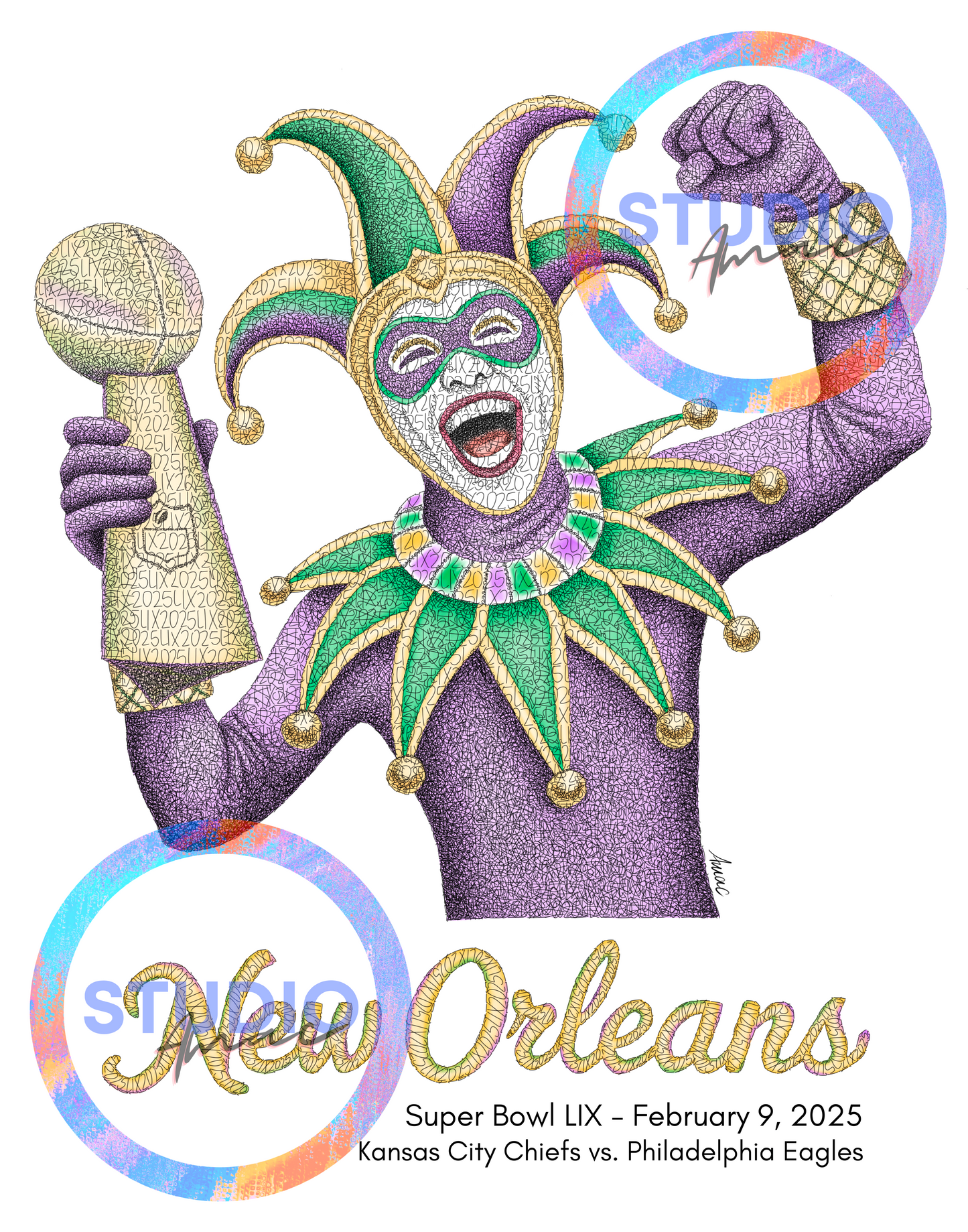 Super Bowl 2025 Print