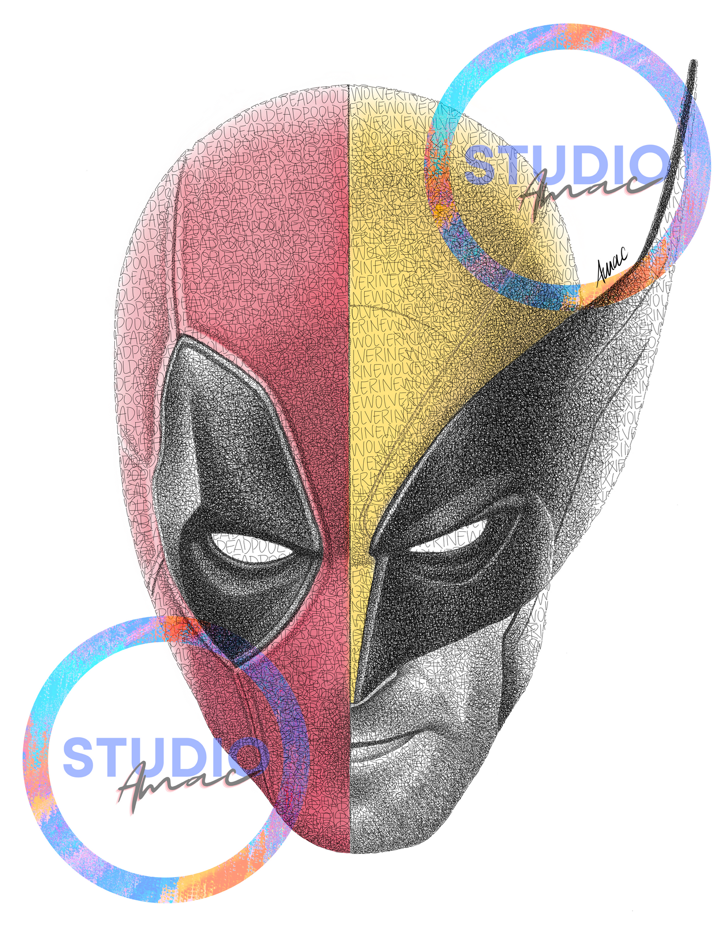 Deadpool Wolverine Print