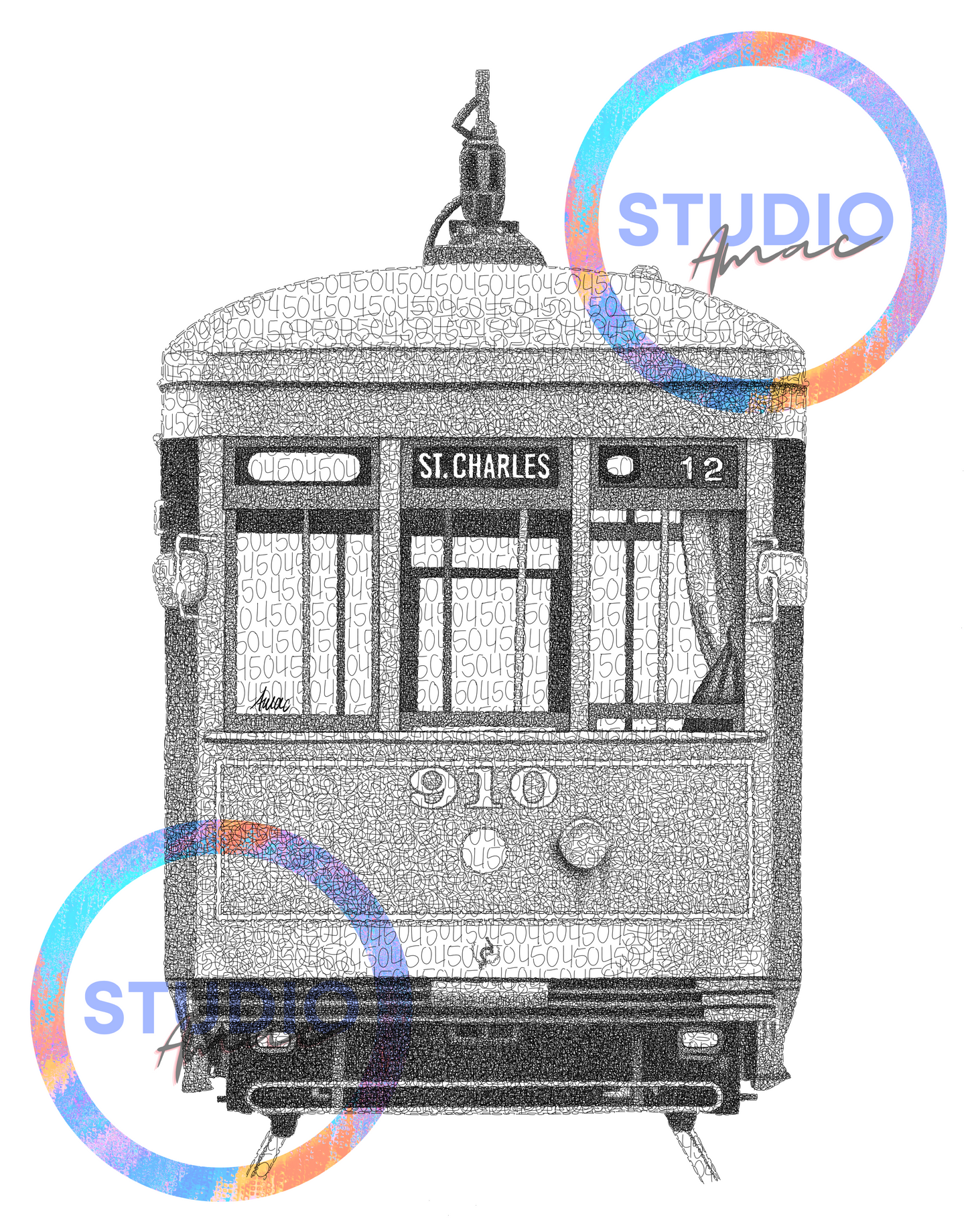 504 Streetcar Print