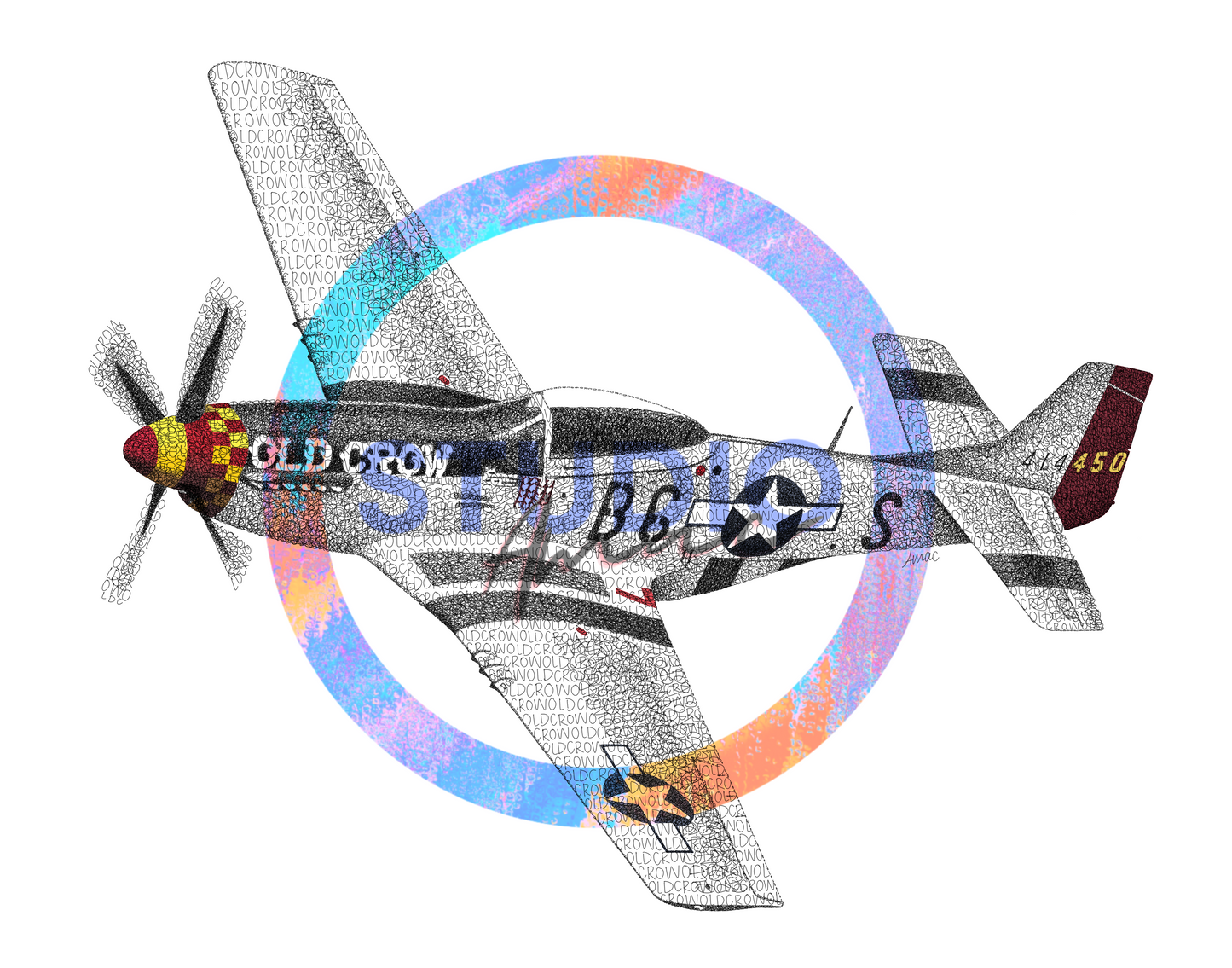P-51 Old Crow Sticker