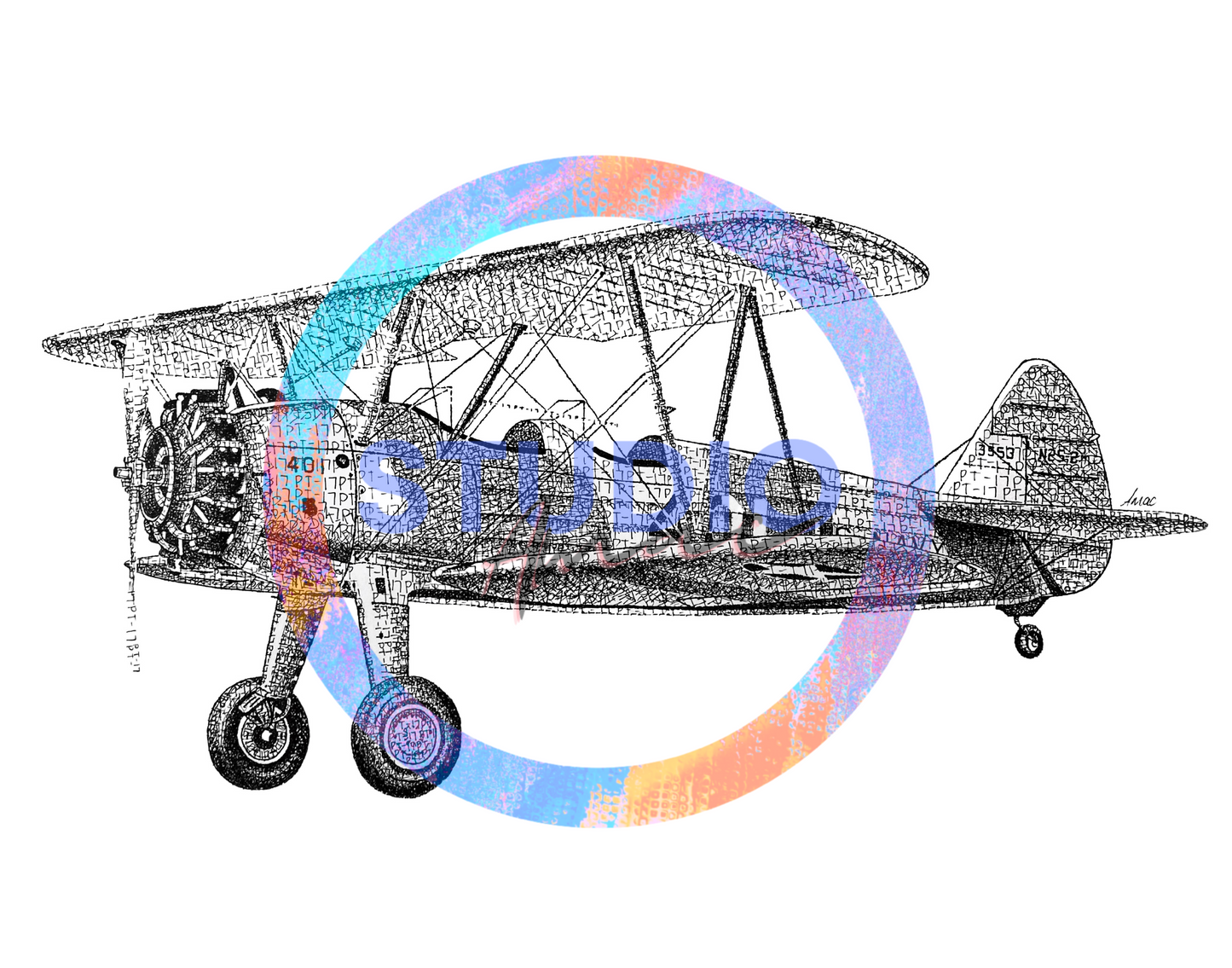 PT-17 Stearman Sticker