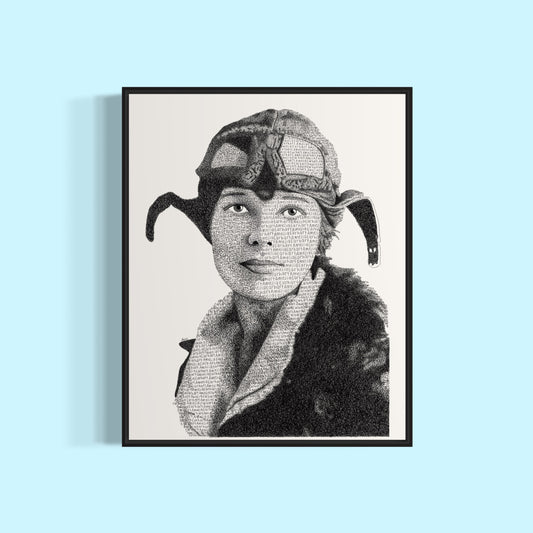 Amelia Earhart Print