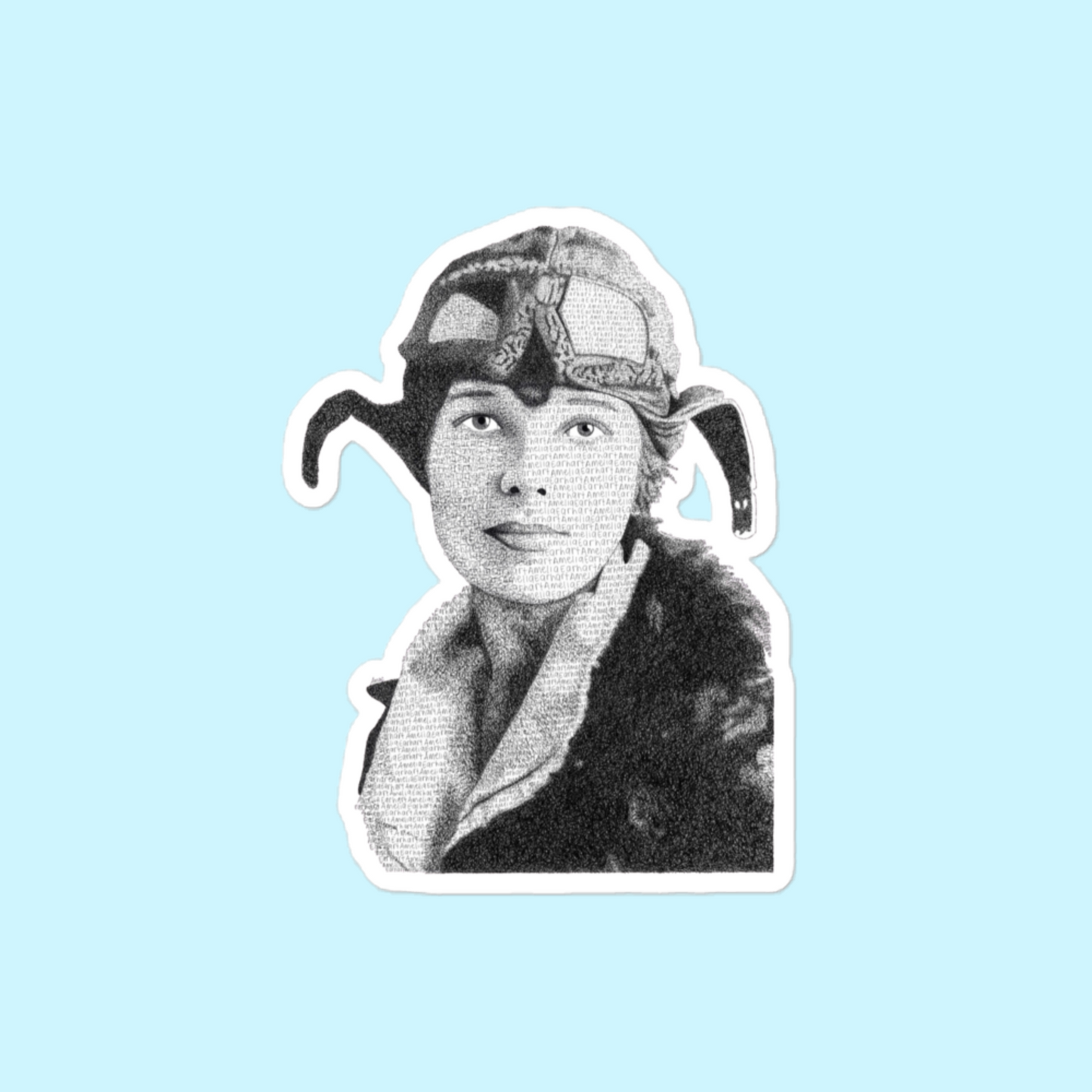 Amelia Earhart Sticker