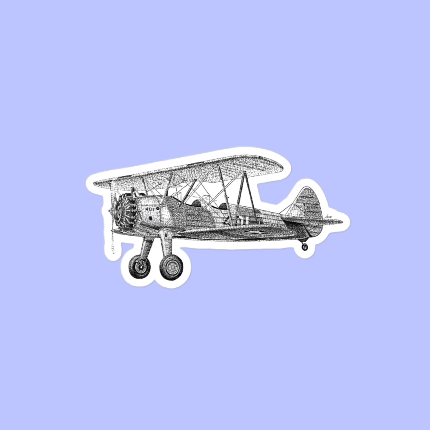 PT-17 Stearman Sticker