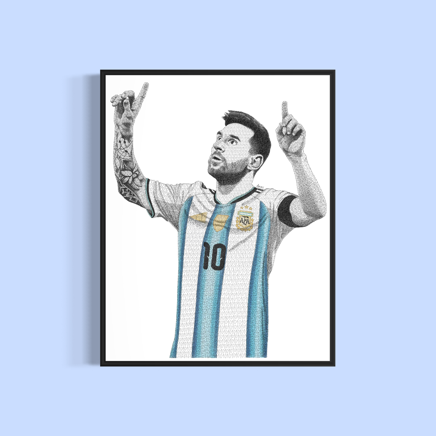 2026 Messi World Cup AFA Print