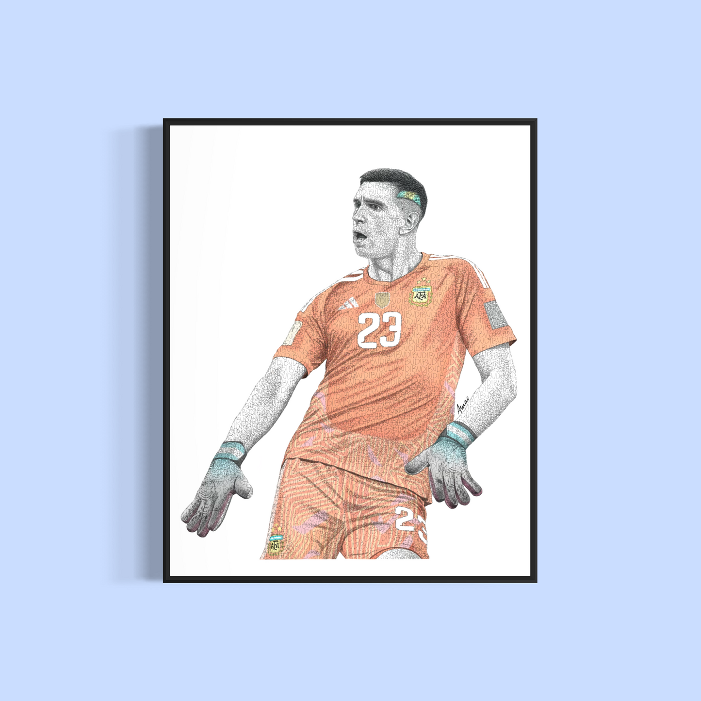 2026 Emiliano Martinez World Cup AFA Print