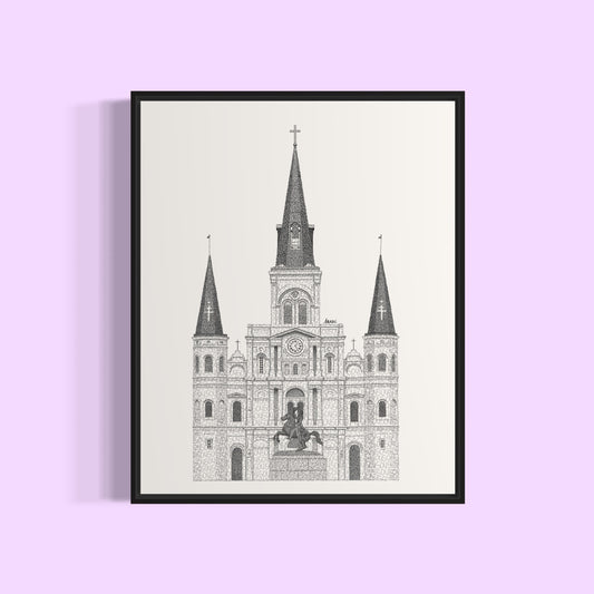 New Orleans Cathedral Print