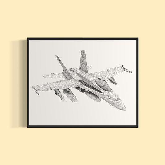 F-18 Hornet Print