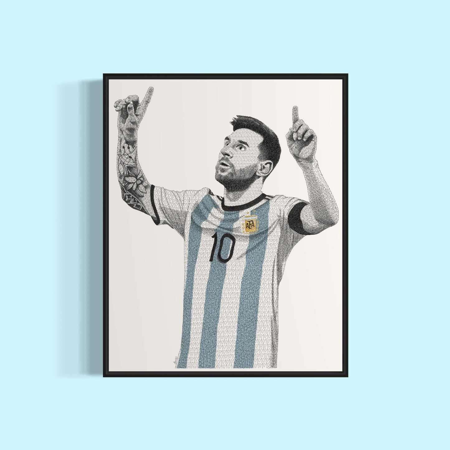 Messi Argentina Print